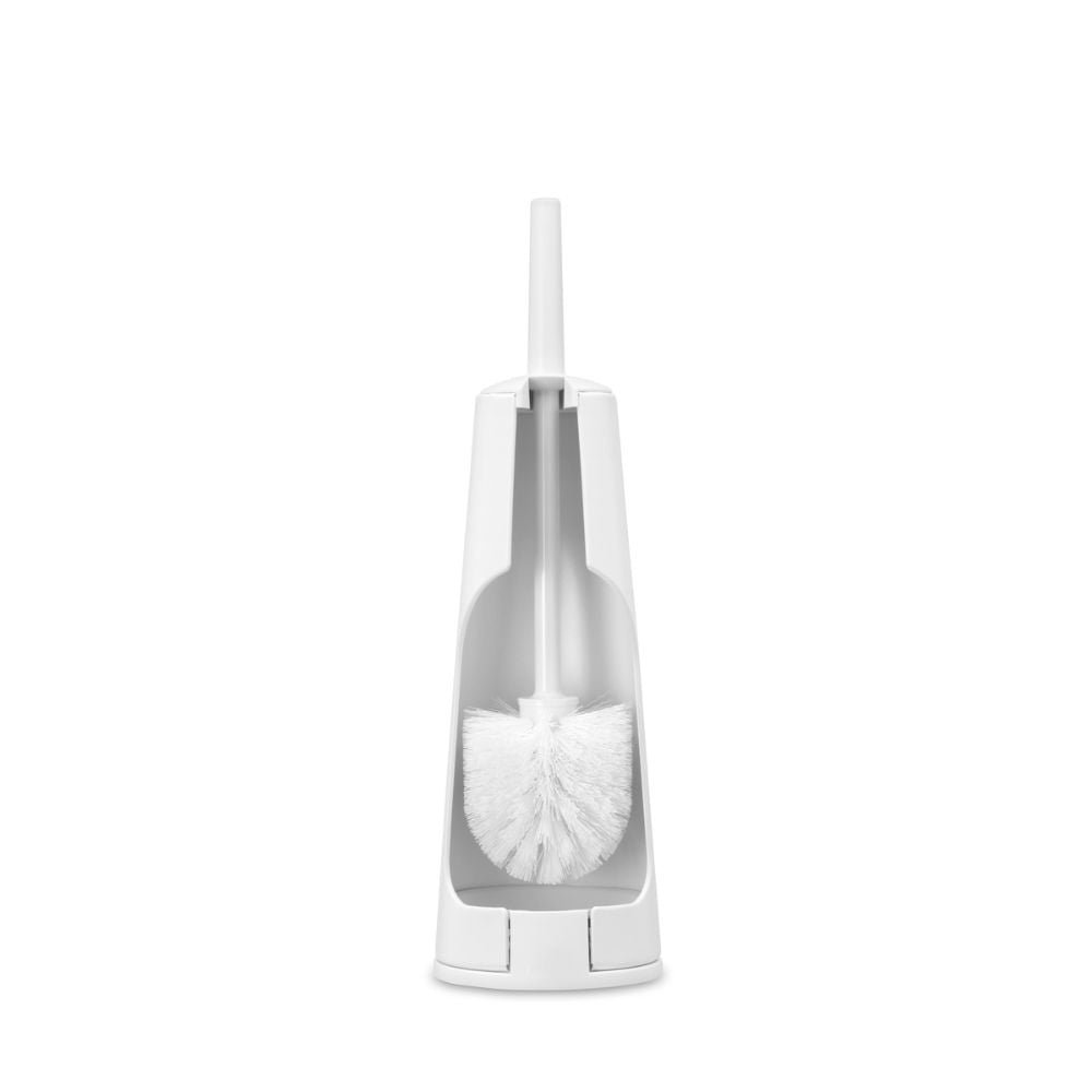 Toilet Brush and Holder, ReNew - White at Brabantia GH