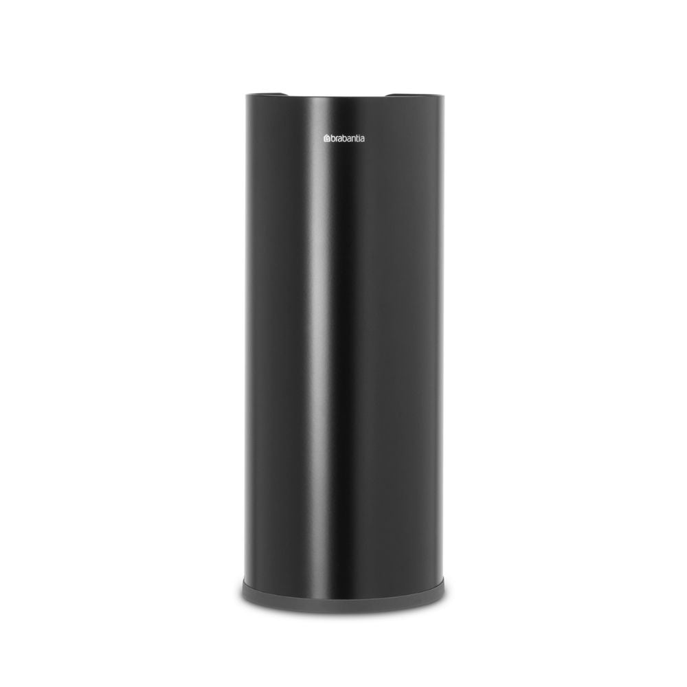 Toilet Roll Dispenser, ReNew, for 3 spare rolls - Matt Black at Brabantia GH