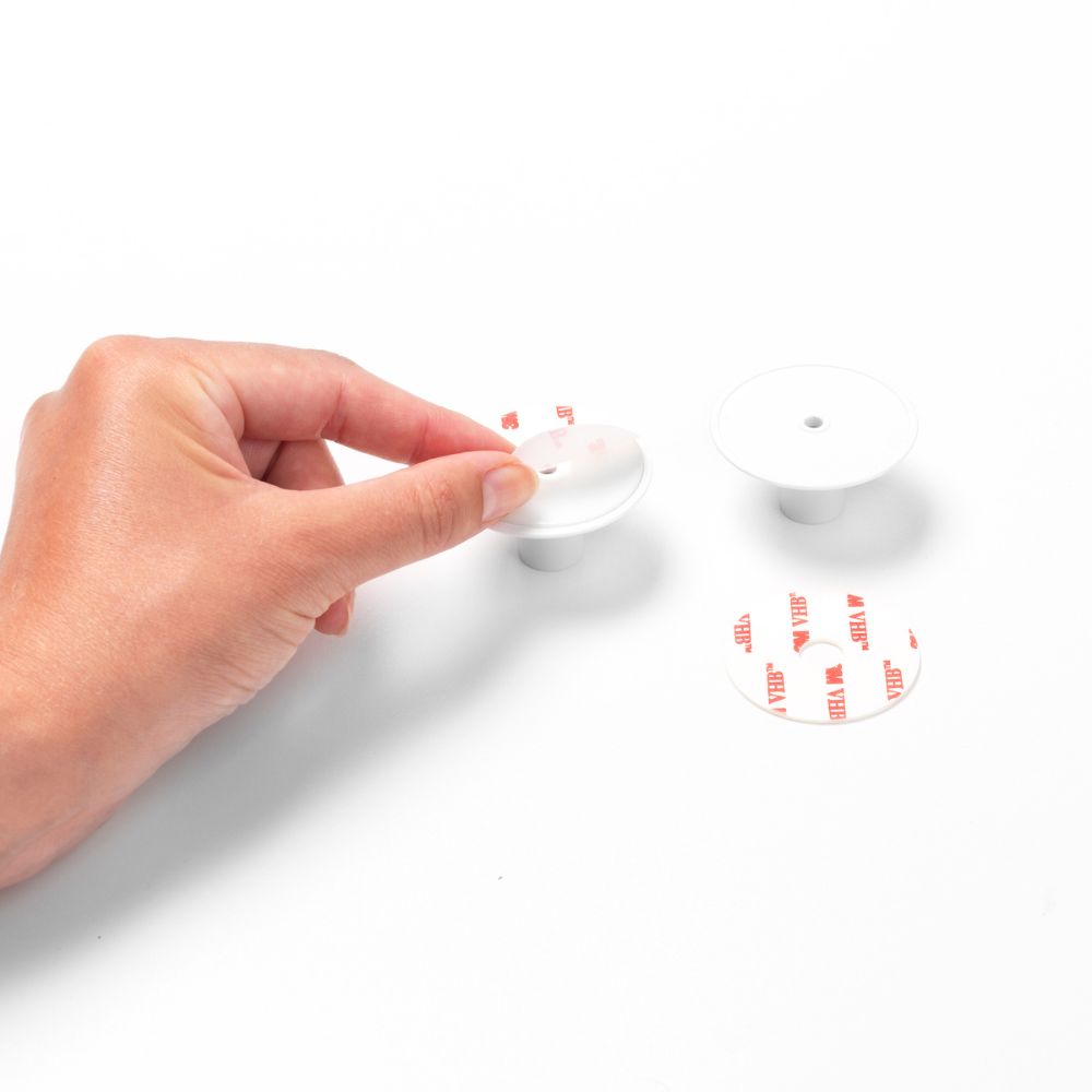 Towel Hooks, ReNew - Set of 2, screws and tape included - White at Brabantia GH