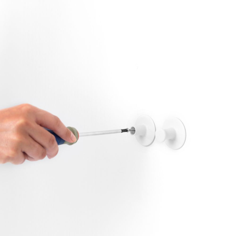 Towel Hooks, ReNew - Set of 2, screws and tape included - White at Brabantia GH