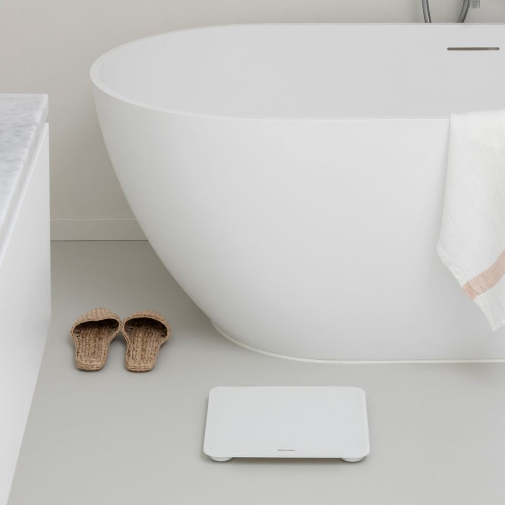 Bathroom Scales, ReNew, battery Powered - White at Brabantia GH 
