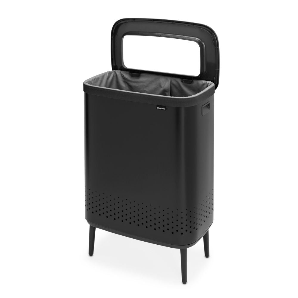 Bo Laundry Bin Hi, 2 x 45 litre - Matt Black at Brabantia GH