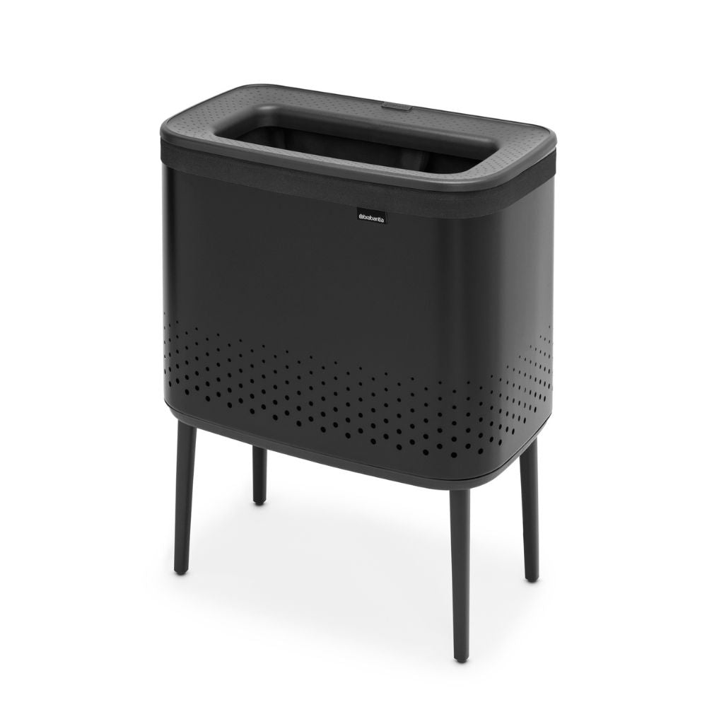 Bo Laundry Bin, 60 litre - Matt Black at Brabantia GH