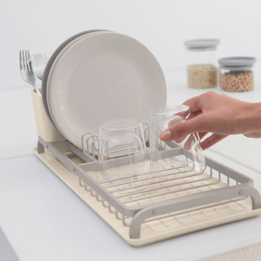 Compact Dish Drying Rack, SinkSide - Soft Beige at Brabantia GH