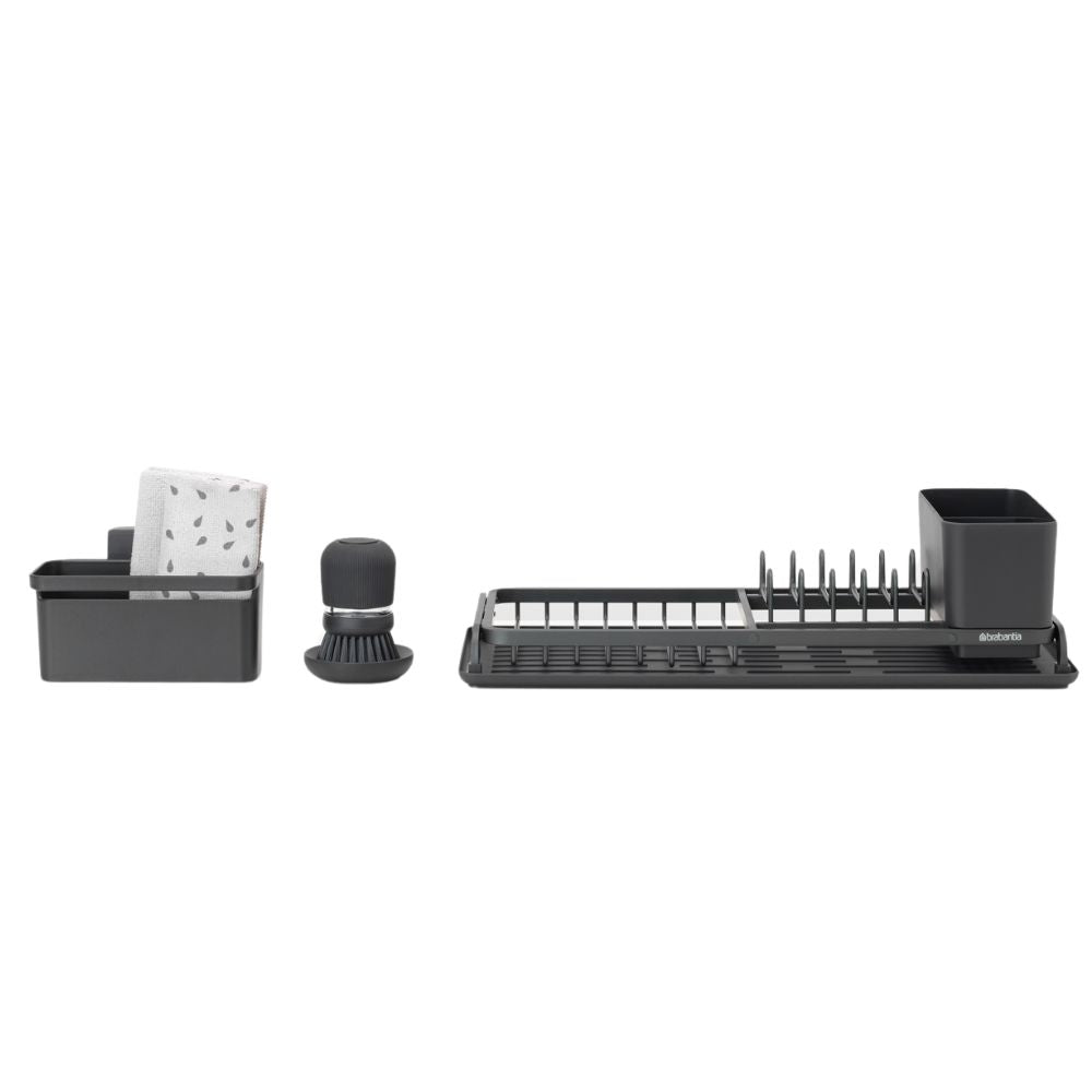 Dish Washing Set, SinkSide, Set of 4 - Dark & Light Grey at Brabantia GH
