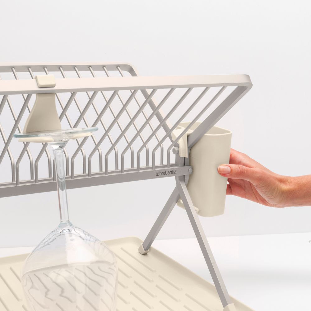 Foldable Dish Drying Rack, SinkSide, Large - Soft Beige at Brabantia GH