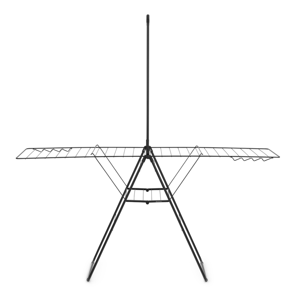 HangOn Drying Rack, 25 metres with rod - Matt Black at Brabantia GH 