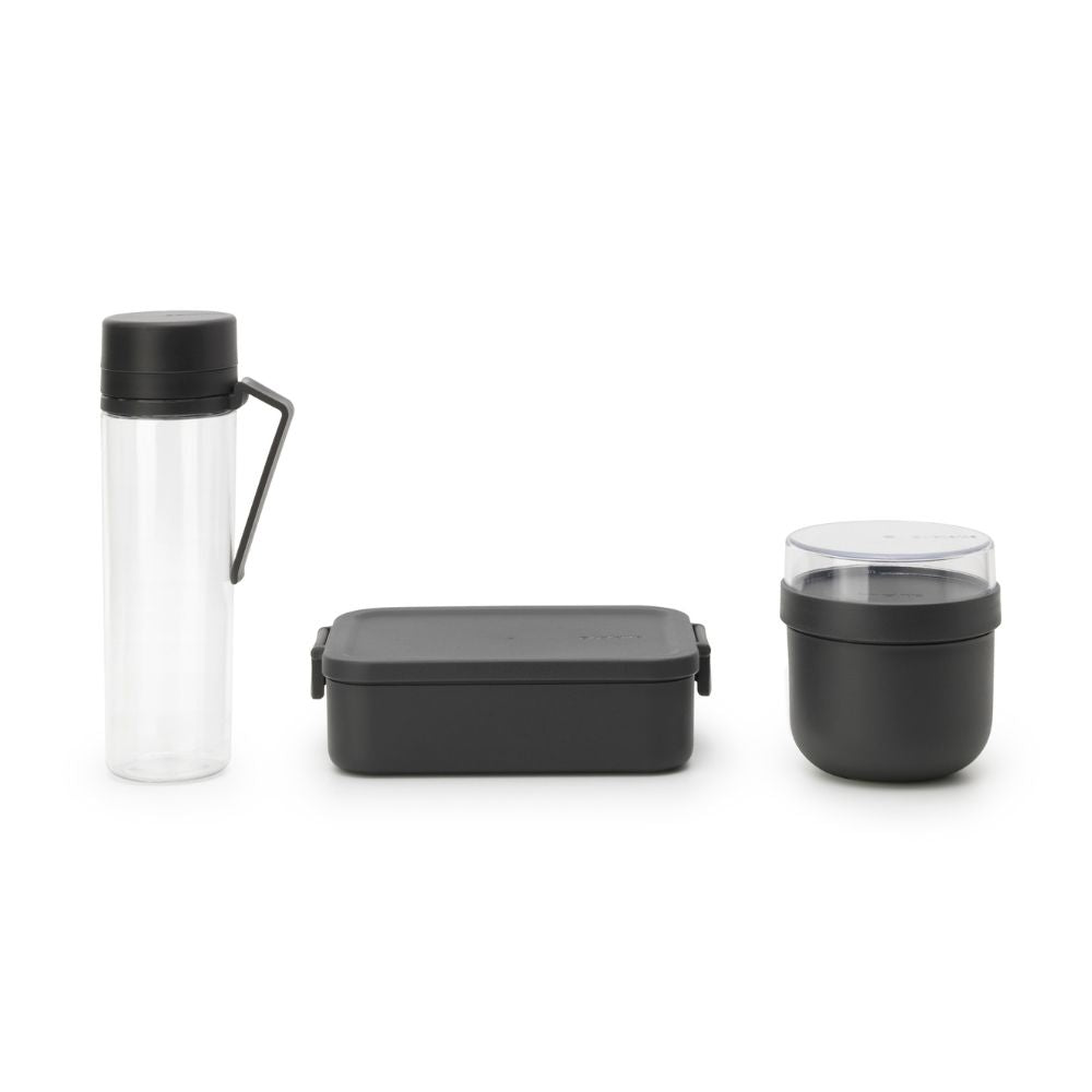 Make & Take Breakfast and Lunch Set - Dark Grey at Brabantia GH