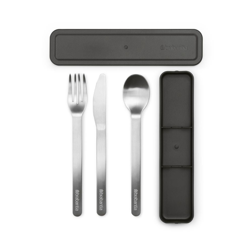 Make & Take Cutlery Set, 3 pieces - Dark Grey at Brabantia GH