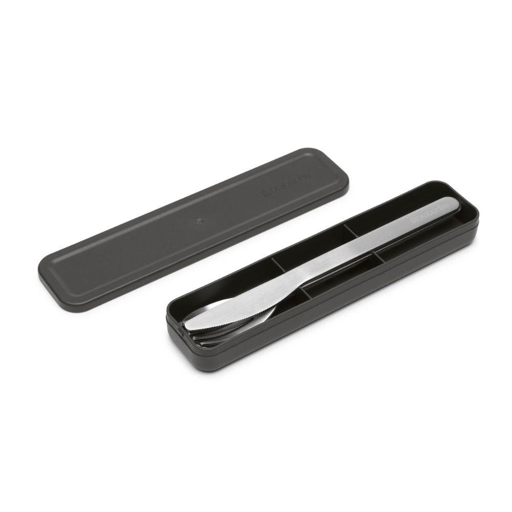 Make & Take Cutlery Set, 3 pieces - Dark Grey at Brabantia GH