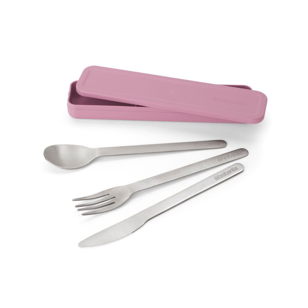 Make & Take Cutlery Set, 3 pieces - Lilac Pink at Brabantia GH
