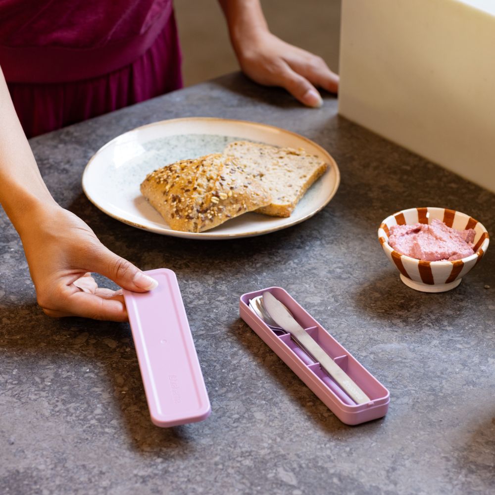 Make & Take Cutlery Set, 3 pieces - Lilac Pink at Brabantia GH