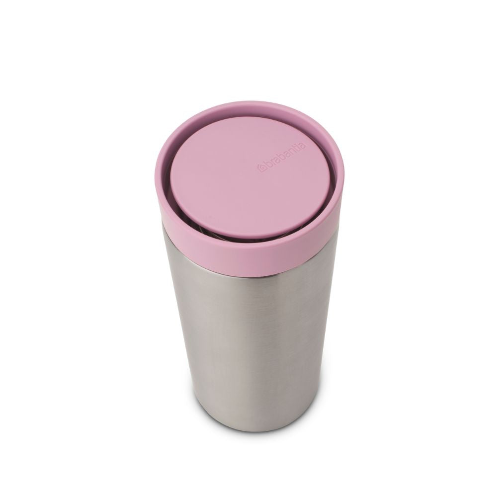 Make & Take Insulated Cup, 0.36L - Lilac Pink at Brabantia GH