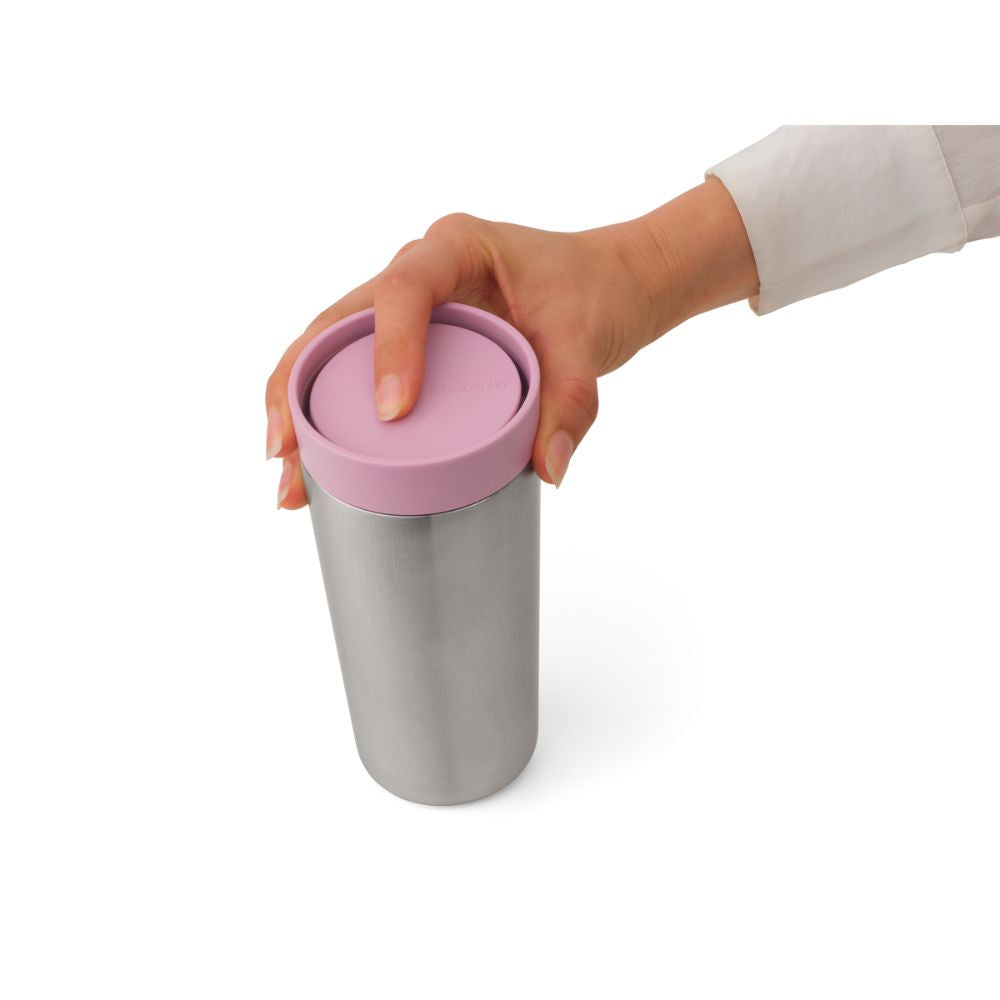 Make & Take Insulated Cup, 0.36L - Lilac Pink at Brabantia GH