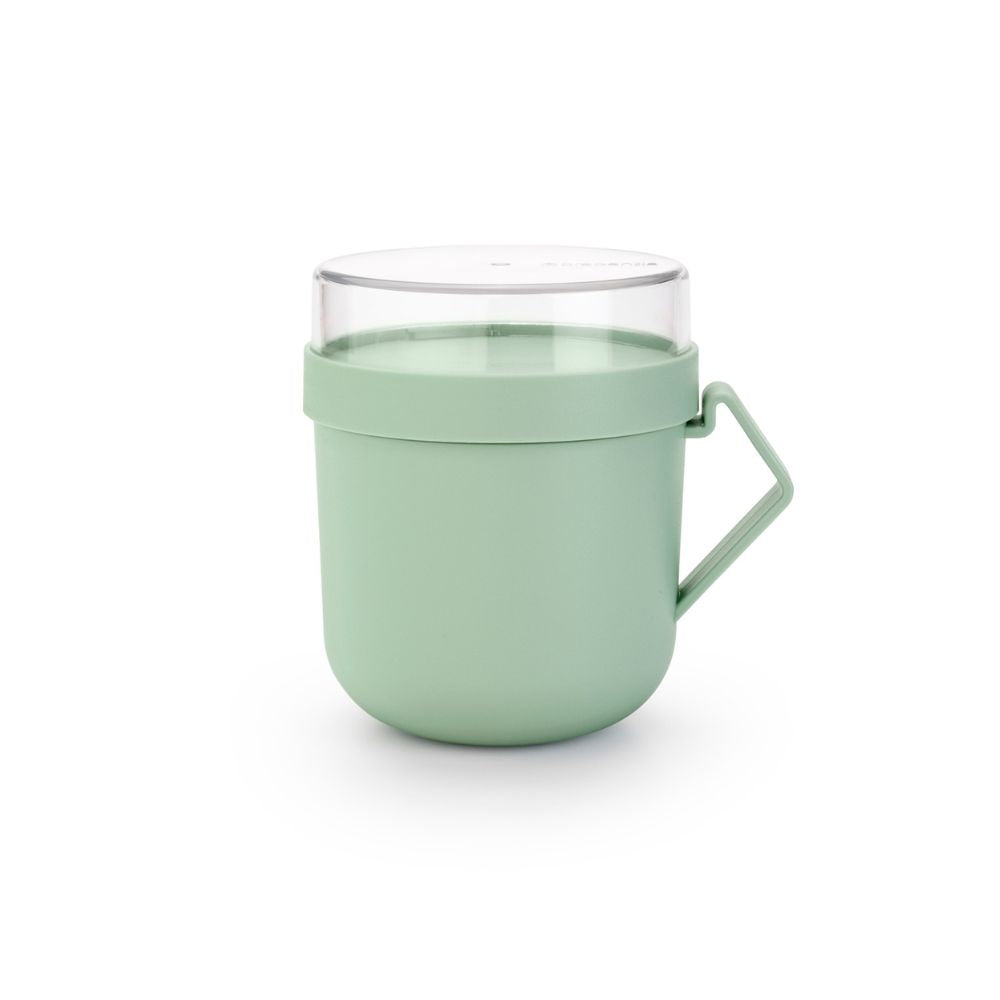 Make & Take Soup Mug, 0.6L, Plastic - Jade Green at Brabantia GH