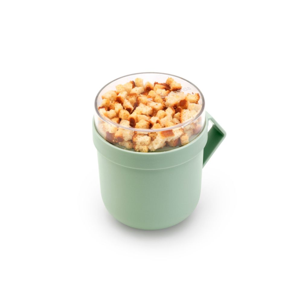 Make & Take Soup Mug, 0.6L, Plastic - Jade Green at Brabantia GH