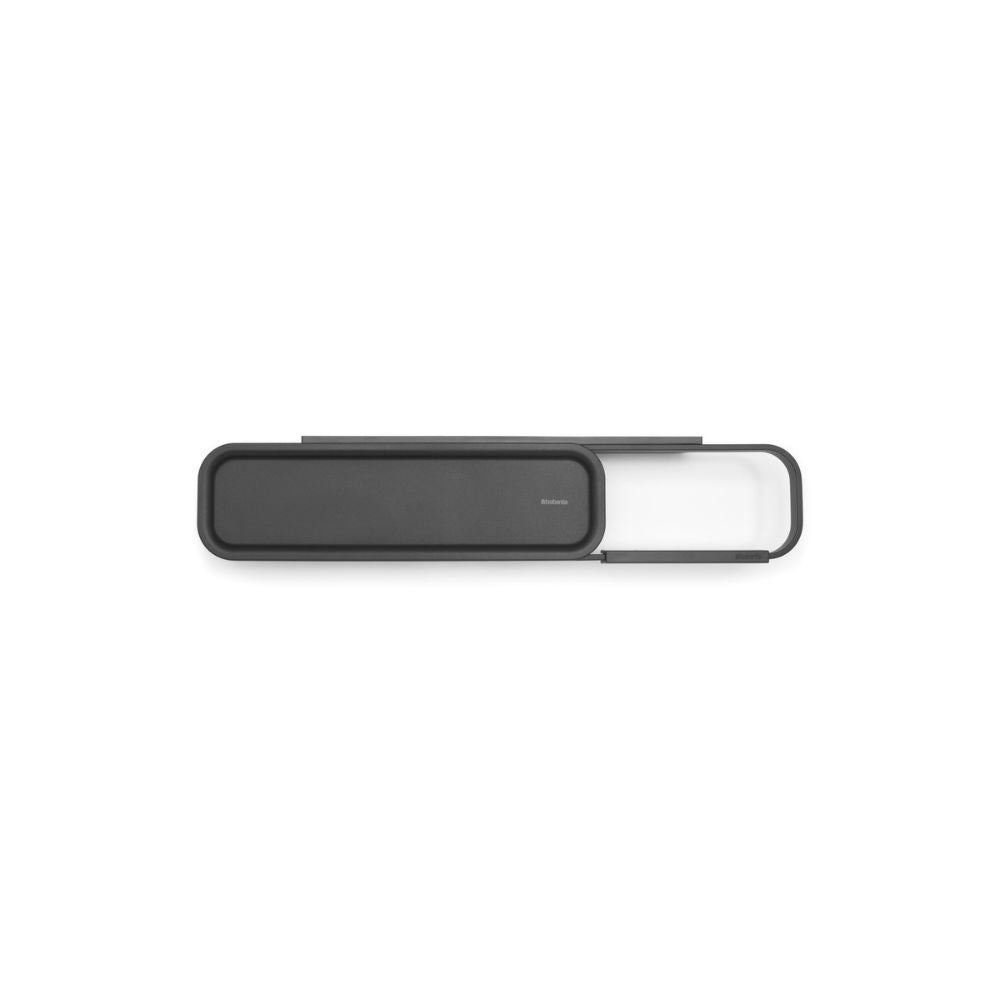 MindSet Toilet Roll Holder with Shelf, Mineral Infinite Grey at Brabantia GH 
