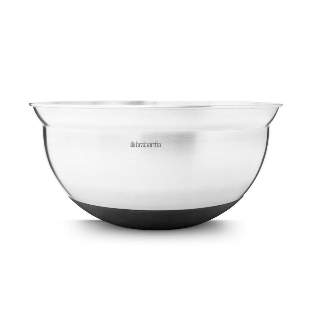 Mixing Bowl, 3.0 litre - Matt Steel / Black at Brabantia GH