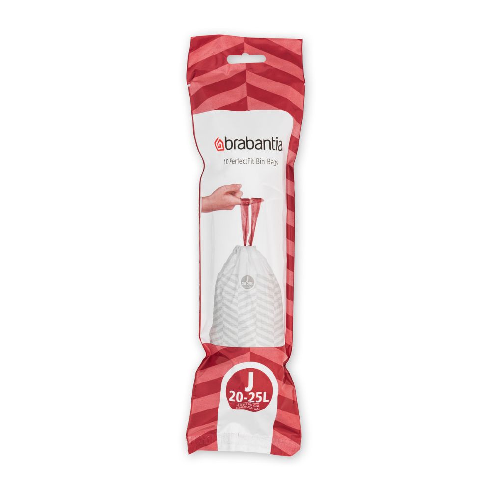 PerfectFit Bags, Code J, 20-25L, 10 Bags at Brabantia GH