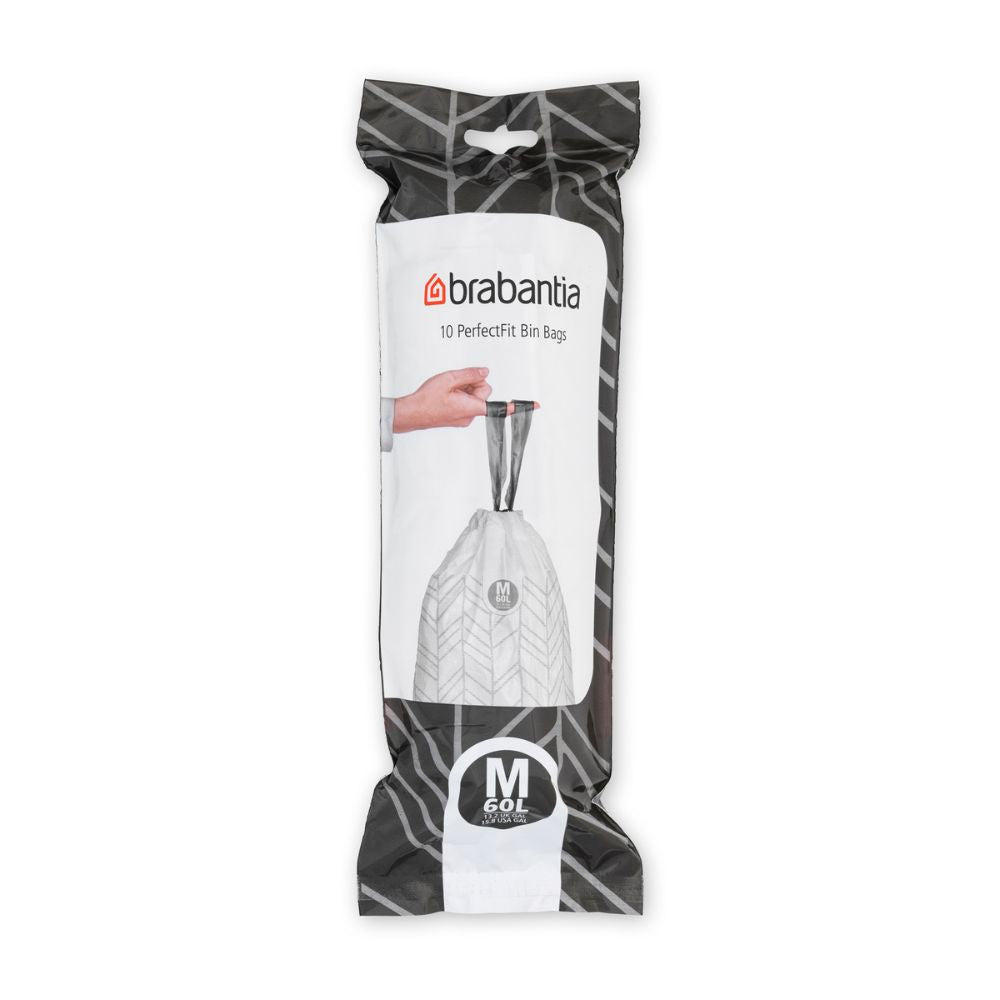 PerfectFit Bags, Code M, 60L, 10 Bags at Brabantia GH