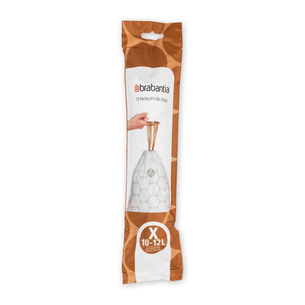 PerfectFit Bags, Code X, 10-12L, 10 Bags at Brabantia GH