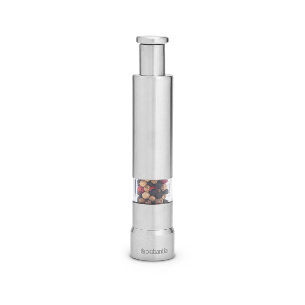 Profile Salt and Pepper Crusher Set - Matt Steel at Brabantia GH