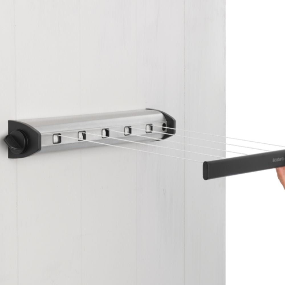 Pull-Out Clothes Line, 22 metres - Matt Steel at Brabantia GH