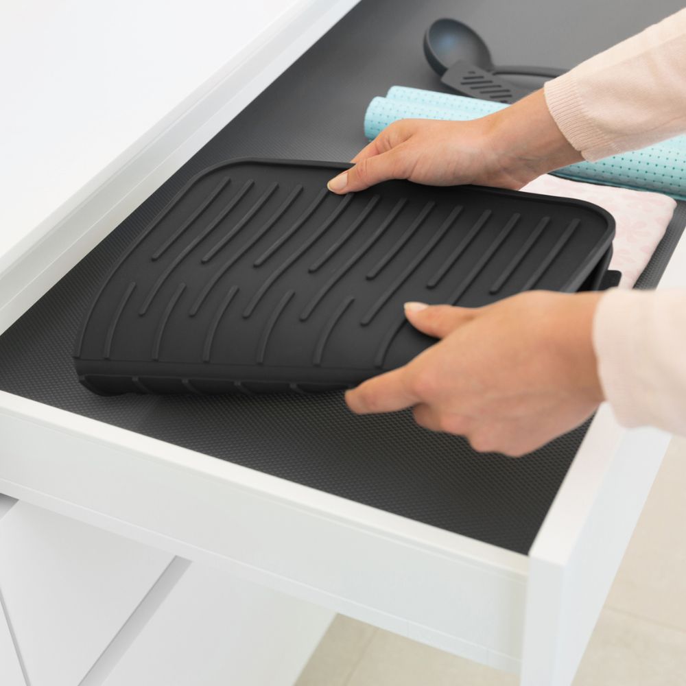Silicone Dish Drying Mat, SinkSide - Dark Grey at Brabantia GH