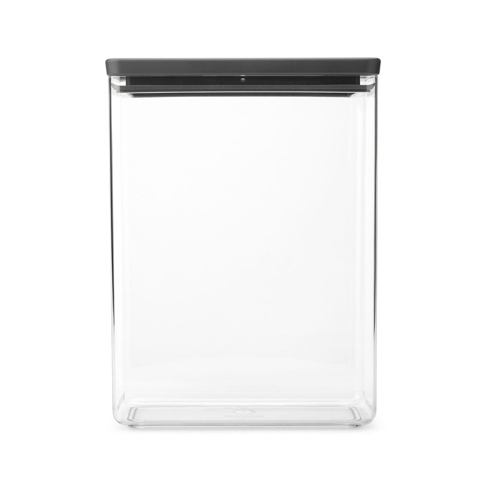 Tasty+ Stackable Canister, 5.4 litre - Dark Grey at Brabantia GH