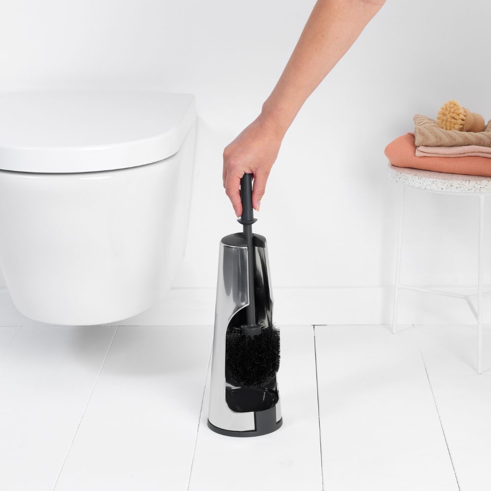 Toilet Accessory Set, ReNew, Set of 3 - Brilliant Steel at at Brabantia GH 