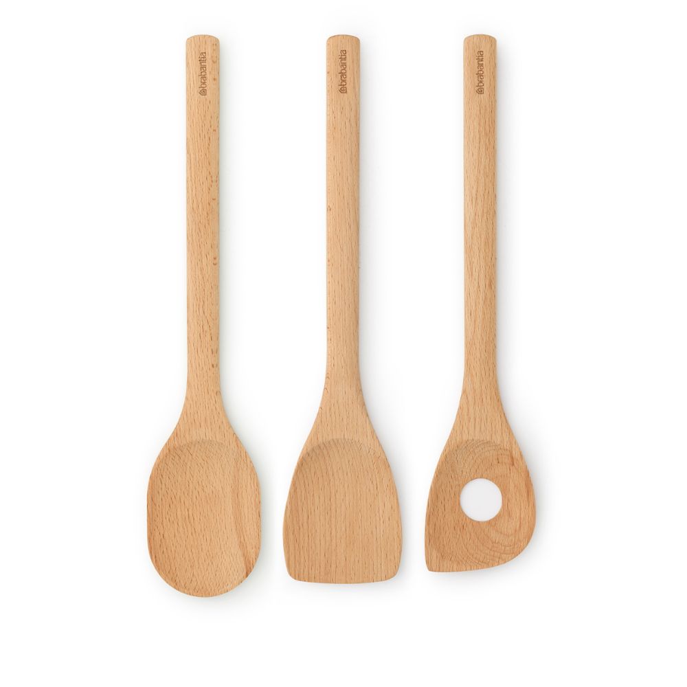 Wooden Kitchen Utensils, Set of 3 - Profile at Brabantia GH